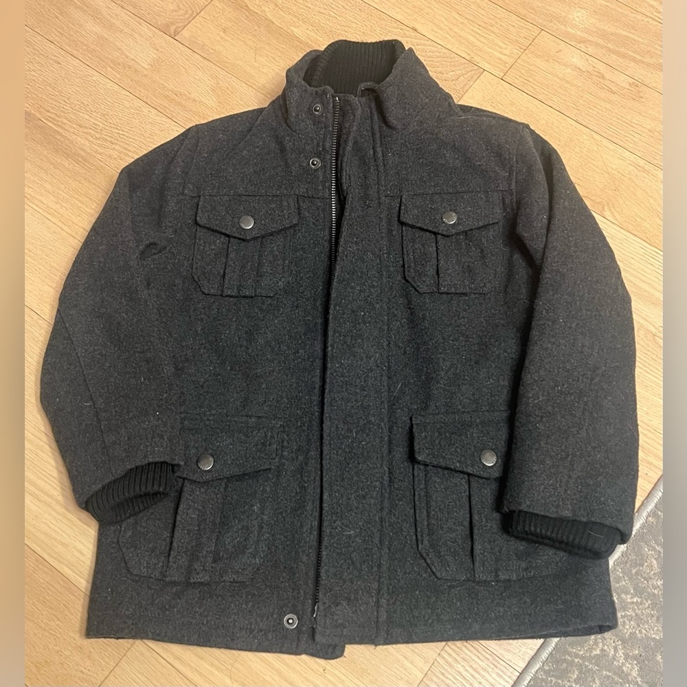 Boys Gap Wool Blend Coat, Size S